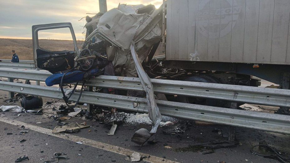 Трассу М-4 «Дон» в Воронежской области перекрыли из-за смертельного ДТП с грузовиком