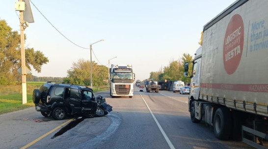 В ДТП с грузовиком на трассе М-4 «Дон» в Воронежской области погиб 63-летний водитель «Нивы»